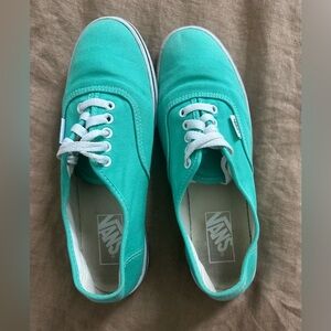Vans Authentic Sneakers - Teal (Size: Men’s 6 / Women’s 7.5)